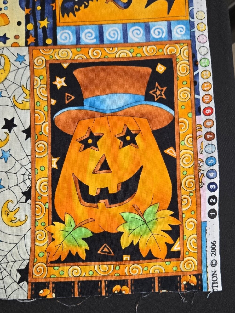 ๐๐๐2006 Witch Hazel's Pumpkin Patch Alexander Henry Fabrics Collection 1/2 Yd - Picture 5 of 8